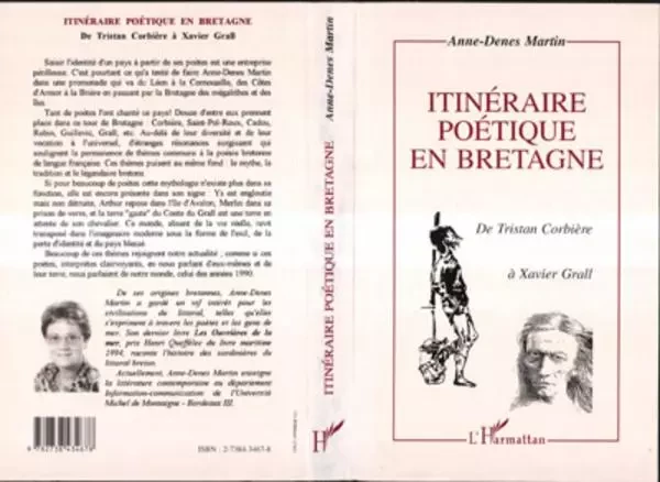 Itinéraire poétique en Bretagne - Anne-Denes Martin - Editions L'Harmattan