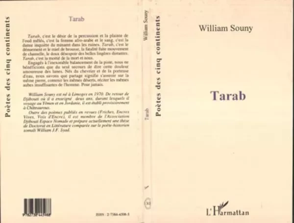 Tarab - William Souny - Editions L'Harmattan