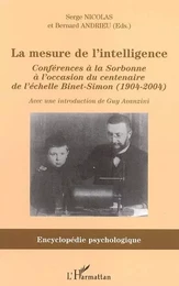 La mesure de l'intelligence