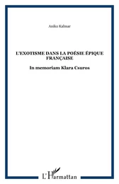 L'exotisme dans la poésie épique française