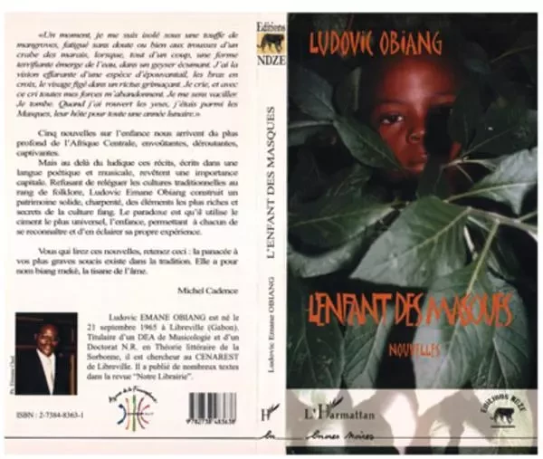 L'ENFANT DES MASQUES - Ludovic Obiang - Editions L'Harmattan