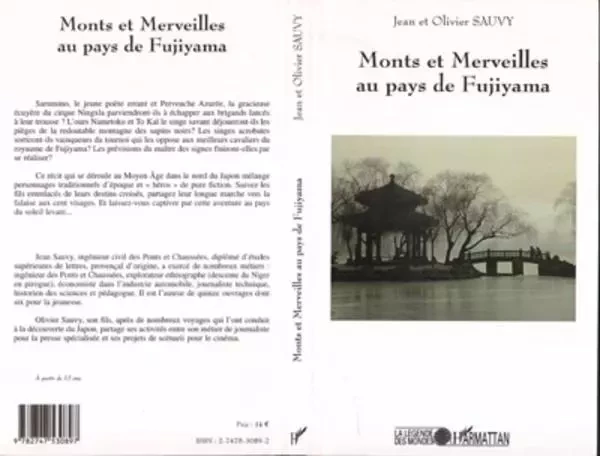 Monts et merveilles au pays de Fujiyama - Jean Sauvy - Editions L'Harmattan