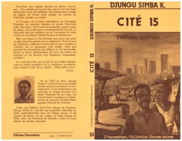 Cité 15 - Charles Djungu Simba - Editions L'Harmattan