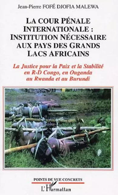 La Cour Pénale Internationale: institution nécessaire aux pays des Grands Lacs africains -  Fofe djofia malewa jean-pierre - Editions L'Harmattan