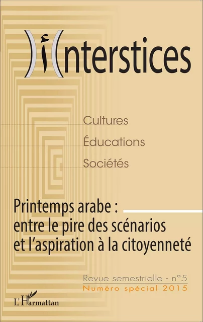 Printemps arabe : entre le pire des scénarios et l'aspiration à la citoyenneté - Mohammed Melyani - Editions L'Harmattan