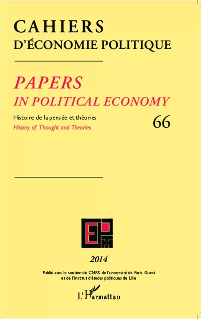 Cahiers d'économie politique 66 -  - Editions L'Harmattan