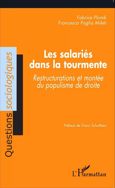 Les salariés dans la tourmente - Fabrice Plomb, Francesca Poglia Mileti - Editions L'Harmattan