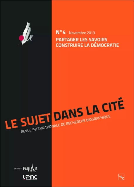 Partager les savoirs construire la démocratie -  - Téraèdre