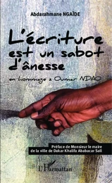 L'écriture est un sabot d'ânesse