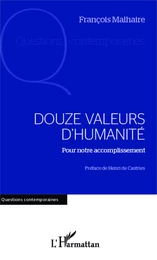 Douze valeurs d'humanité