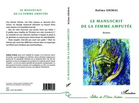 Le manuscrit de la femme amputée - Halima GRIMAL - Editions L'Harmattan