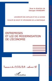 Entreprises et loi de modernisation de l'économie