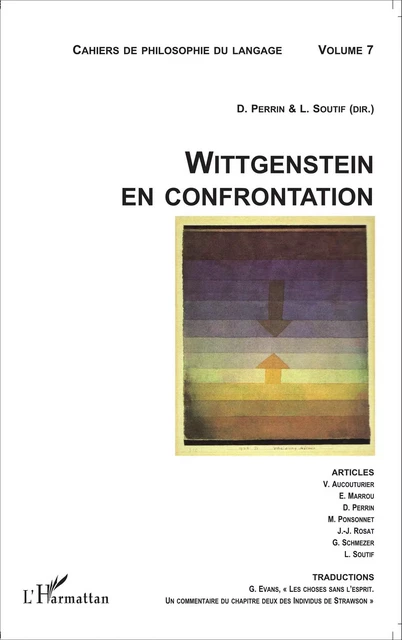 Wittgenstein en confrontation - Ludovic Soutif, Denis Perrin - Editions L'Harmattan