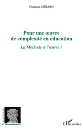 Pour une uvre de complexité en éducation