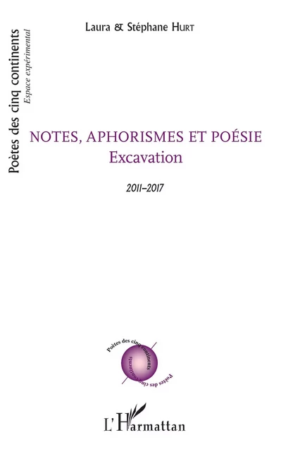 Notes, aphorismes et poésie - Laura Hurt, Stéphane Hurt - Editions L'Harmattan