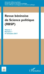 Revue béninoise de Science politique (RBSP)