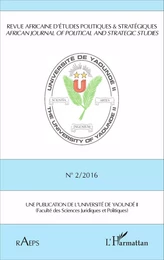 Revu africaine n°2 / 2016 d'études politiques & stratégiques