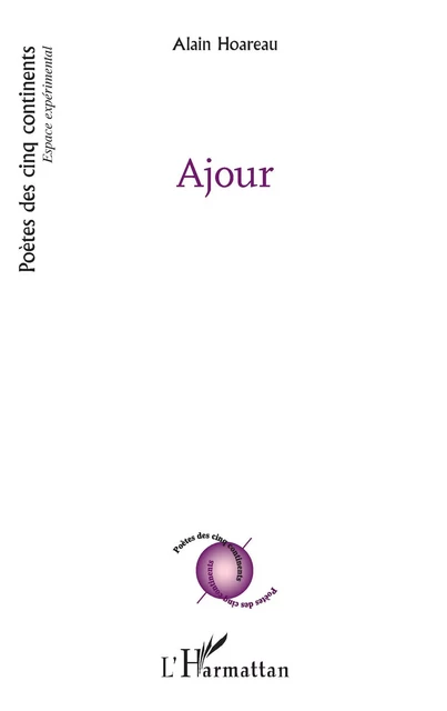 Ajour - Alain Hoareau - Editions L'Harmattan