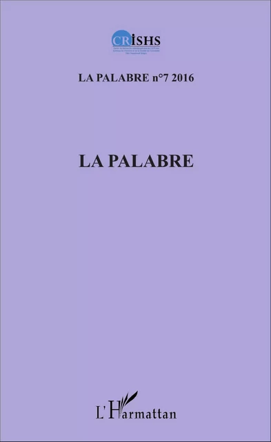 La Palabre - Jean Patrice Ake - Editions L'Harmattan