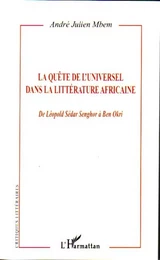 La quête de l'Universel dans la littérature africaine