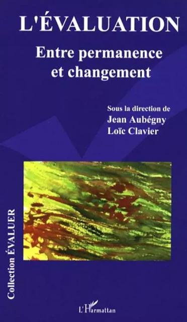 L'Evaluation -  Clavier loic, Jean Aubegny - Editions L'Harmattan