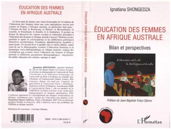 Education des femmes en Afrique australe - Ignatiana Shongedza - Editions L'Harmattan