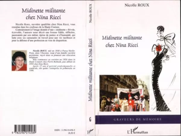 Midinette militante chez Nina Ricci - Nicole Roux. - Editions L'Harmattan