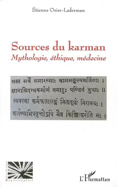 Sources du karman - Etienne Osier-Laderman - Editions L'Harmattan