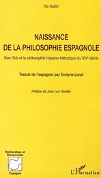 Naissance de la philosophie espagnole