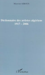 Dictionnaire des artistes algériens