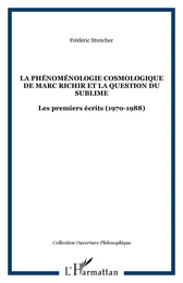 La Phénoménologie cosmologique de Marc Richir et la question du sublime