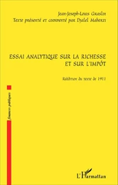 Essai analytique sur la richesse et sur l'impôt