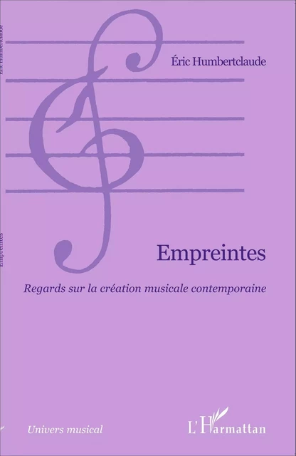 Empreintes - Eric Humbertclaude - Editions L'Harmattan