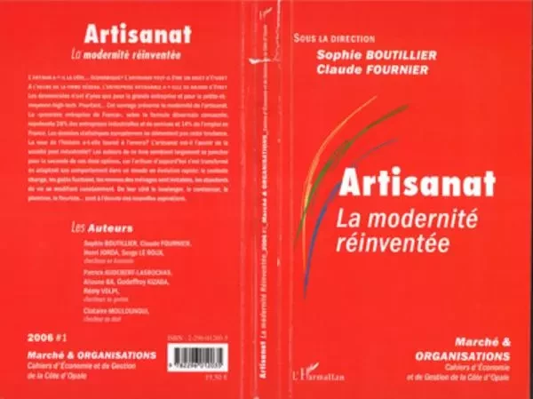 Artisanat - Claude Fournier, Sophie Boutillier - Editions L'Harmattan