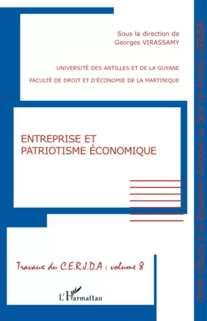 Entreprise et patriotisme économique - Georges Virassamy - Editions L'Harmattan