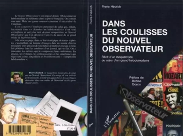 Dans les coulisses du Nouvel Observateur - Pierre Hedrich - Editions L'Harmattan