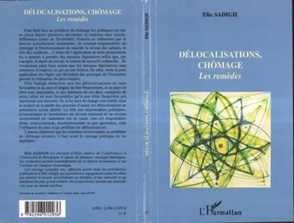 Délocalisations, chômage - Elie Sadigh - Editions L'Harmattan