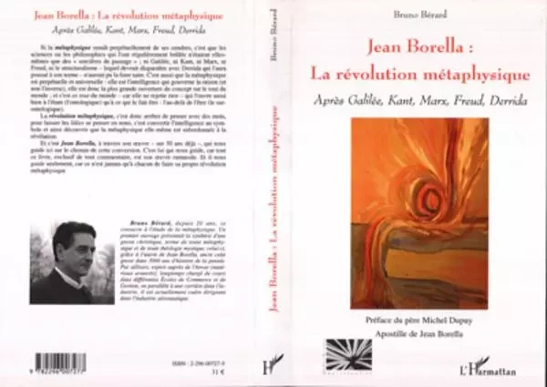 Jean Borella : la révolution métaphysique - Bruno Bérard - Editions L'Harmattan