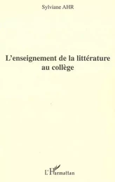 L'enseignement de la littérature au collège