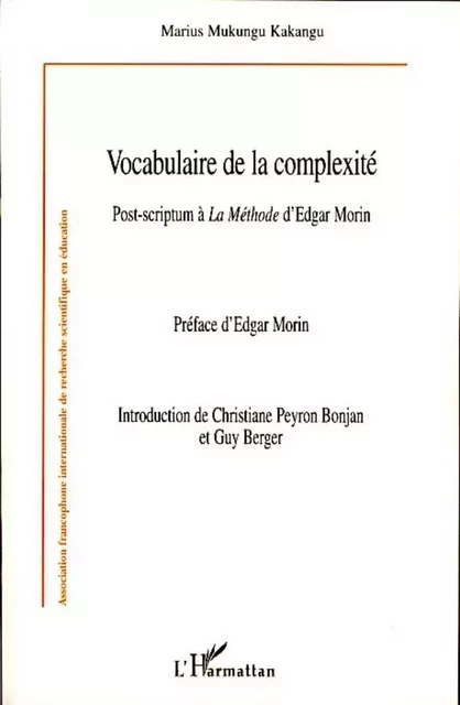 Vocabulaire de la complexité - Marius Mukungu Kakangu - Editions L'Harmattan