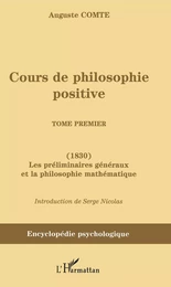 Cours de philosophie positive