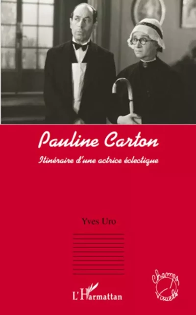 Pauline Carton - Yves Uro - Editions L'Harmattan