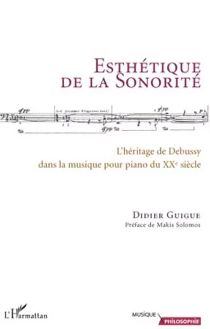 Esthétique de la sonorité - Didier Guigue - Editions L'Harmattan