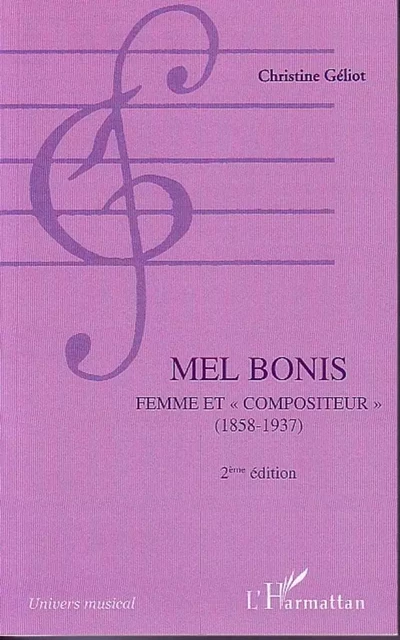 Mel Bonis - Christine Geliot - Editions L'Harmattan