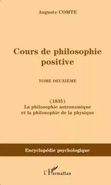 Cours de philosophie positive