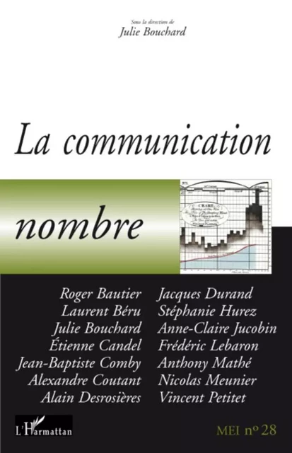 La communication nombre - Julie Bouchard - Editions L'Harmattan