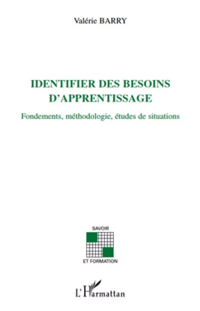 Identifier des besoins d'apprentissage - Valérie Barry - Editions L'Harmattan