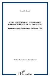 Vers un nouveau paradigme philosophique de la douleur