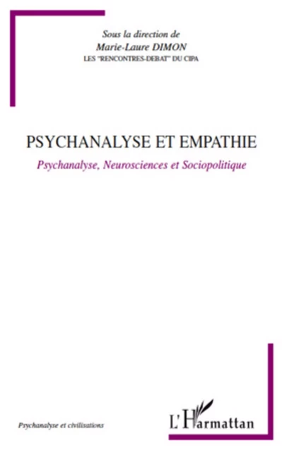 Psychanalyse et empathie - Marie-Laure Dimon - Editions L'Harmattan