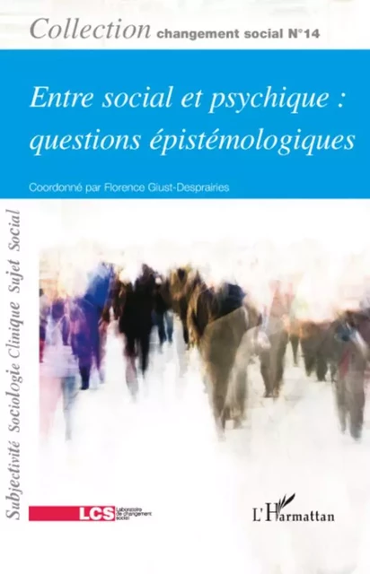 Entre social et psychique : questions épistémologiques - Eugène Enriquez, François Danet, Max Pages, Jacqueline Barus-Michel, Florence Giust-Desprairies, Jean-Philippe Bouilloud - Editions L'Harmattan